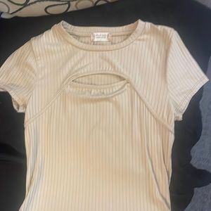 Altar’d State short sleeve light gold tee